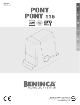 Beninca PONY 115 Instrukcja obsługi