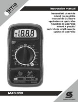 Somogyi SMA MAS 830 Instrukcja obsługi