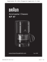 Braun Aromaster KF 47 Instructions Manual