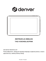 Denver TAQ-10383KBLUEPINK Instrukcja obsługi