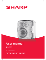 Sharp PS-919(BK) Instrukcja obsługi