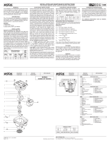 Asco Series WSCRIS Ex ia Ex tb Solenoid Valves Instrukcja obsługi