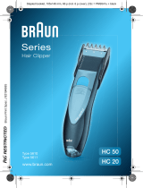 Braun HC50, HC20, Hair Clipper/Hair Perfect Instrukcja obsługi