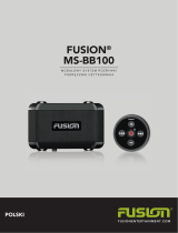 Fusion MS-BB100 Instrukcja obsługi