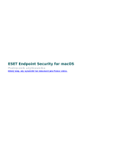 ESET Endpoint Security for macOS 6.1X Instrukcja obsługi