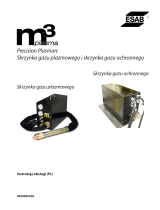 ESAB m3 plasma Precision Plasmarc Plasma Gas Box & Shield Gas Box Instrukcja obsługi