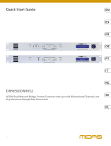 Klark Teknik DN9650 Skrócona instrukcja obsługi