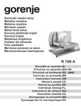 Gorenje R 706 A Instrukcja obsługi