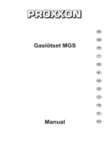 Proxxon Gaslotset MGS Instrukcja obsługi