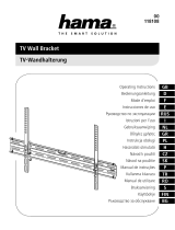 Hama 118108 TV Wall Bracket Instrukcja obsługi