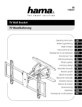 Hama 00118057 TV Wall Bracket Instrukcja obsługi