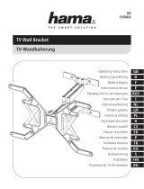 Hama 118064 TV Wall Bracket Instrukcja obsługi