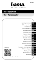 Hama 00176551 WiFi Wall Switch Instrukcja obsługi