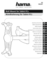 Hama Wall Mount for Tablet PCs Instrukcja obsługi