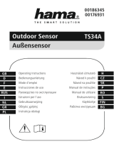 Hama 00186345 TS34A Outdoor Sensor Instrukcja obsługi