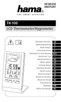 Hama TH-100 LCD Thermometer/Hygrometer Instrukcja obsługi