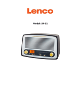Lenco SR-02GY FM Retro Table Radio in Instrukcja obsługi