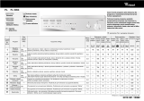 Whirlpool FL 5054/3 Program Chart