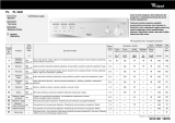 Whirlpool FL 5041/3 Program Chart