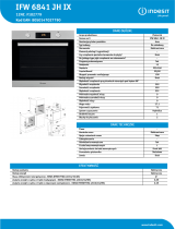 Indesit IFW 6841 JH BL Product data sheet