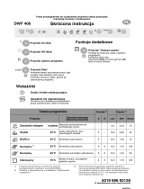 IKEA DWF 406 W Program Chart