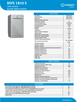 Indesit DSFE 1B10 S Product data sheet