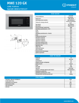 Indesit MWI 120 GX Product data sheet