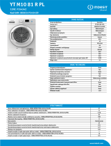 Indesit YT M10 81 R PL Product data sheet