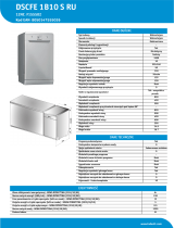 Indesit DSCFE 1B10 S RU Product data sheet