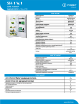 Indesit SI4 1 W.1 Product data sheet