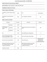 Indesit UI4 1 W.1 Product Information Sheet