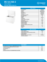 Indesit OS 1A 250 2 Product data sheet