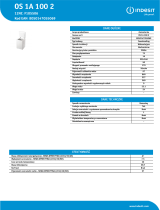 Indesit OS 1A 100 2 Product data sheet