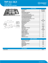 Indesit THP 641 IX/I Product data sheet