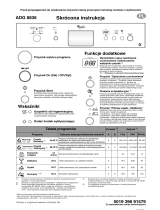 Whirlpool ADG 8836 IX Program Chart