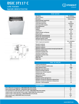 Indesit DSIC 3T117 C Product data sheet