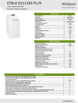 Whirlpool ETDLR 65332BS PL/N Product data sheet