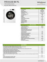 Whirlpool FFB 8458 BV PL NEL Data Sheet