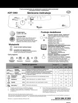 Whirlpool ADP 5968 WHM Program Chart