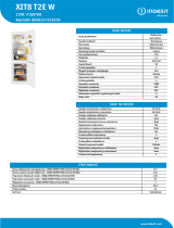 Indesit XIT8 T2E W Product data sheet