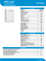 Indesit DSFE 1B10 NEL Data Sheet