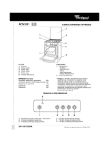 Whirlpool ACM 531 WH Program Chart