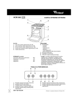 Whirlpool ACM 562 WH Program Chart