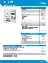 Indesit SI4 1 W1 NEL Data Sheet