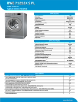 Indesit BWE 71253X S PL Product data sheet