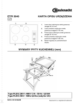 Bauknecht ETPI 5640 IN Program Chart