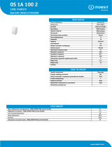 Indesit OS 1A 100 2 Product data sheet