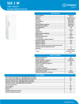 Indesit SI6 1 W Product data sheet