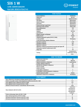 Indesit SI6 1 W NEL Data Sheet