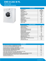 Indesit EWD 61283 W PL Product data sheet